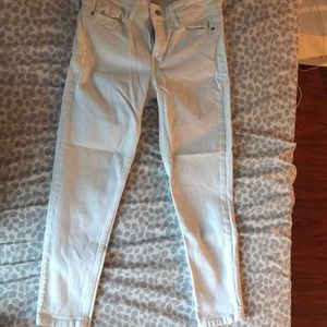 Calvin Klein white skinny jeans
